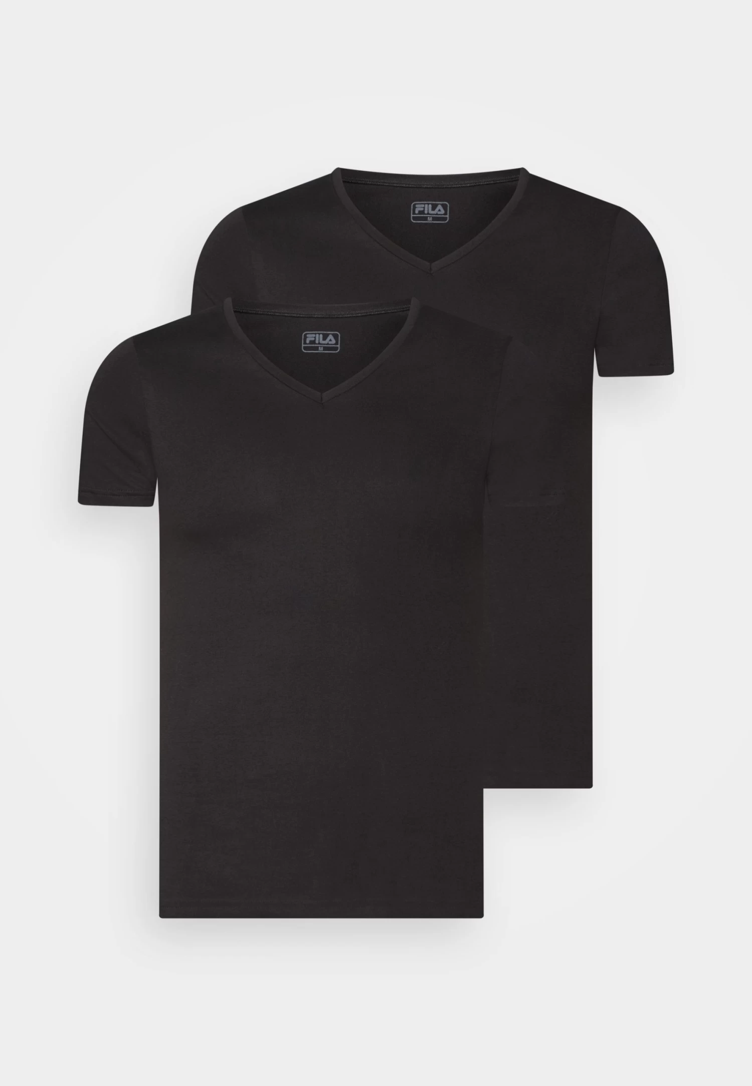 Fila Manv Neck Undershirt 2 Pack - Undershirt - Black
