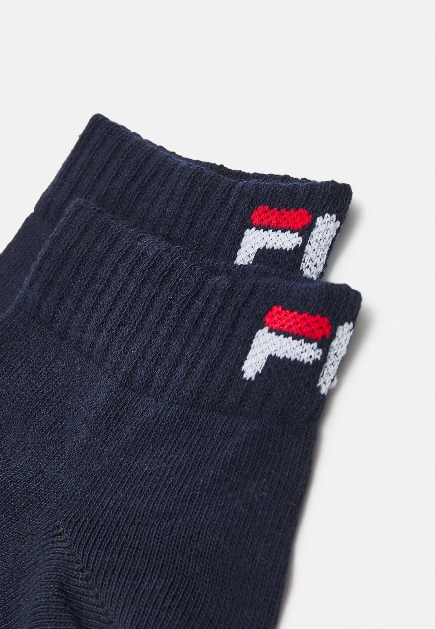 Fila Quarter Plain 6 Pack - Socks - Navy/White - Image 3