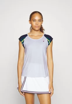 Fila Luisa - Print T-Shirt - White/Deep Teal