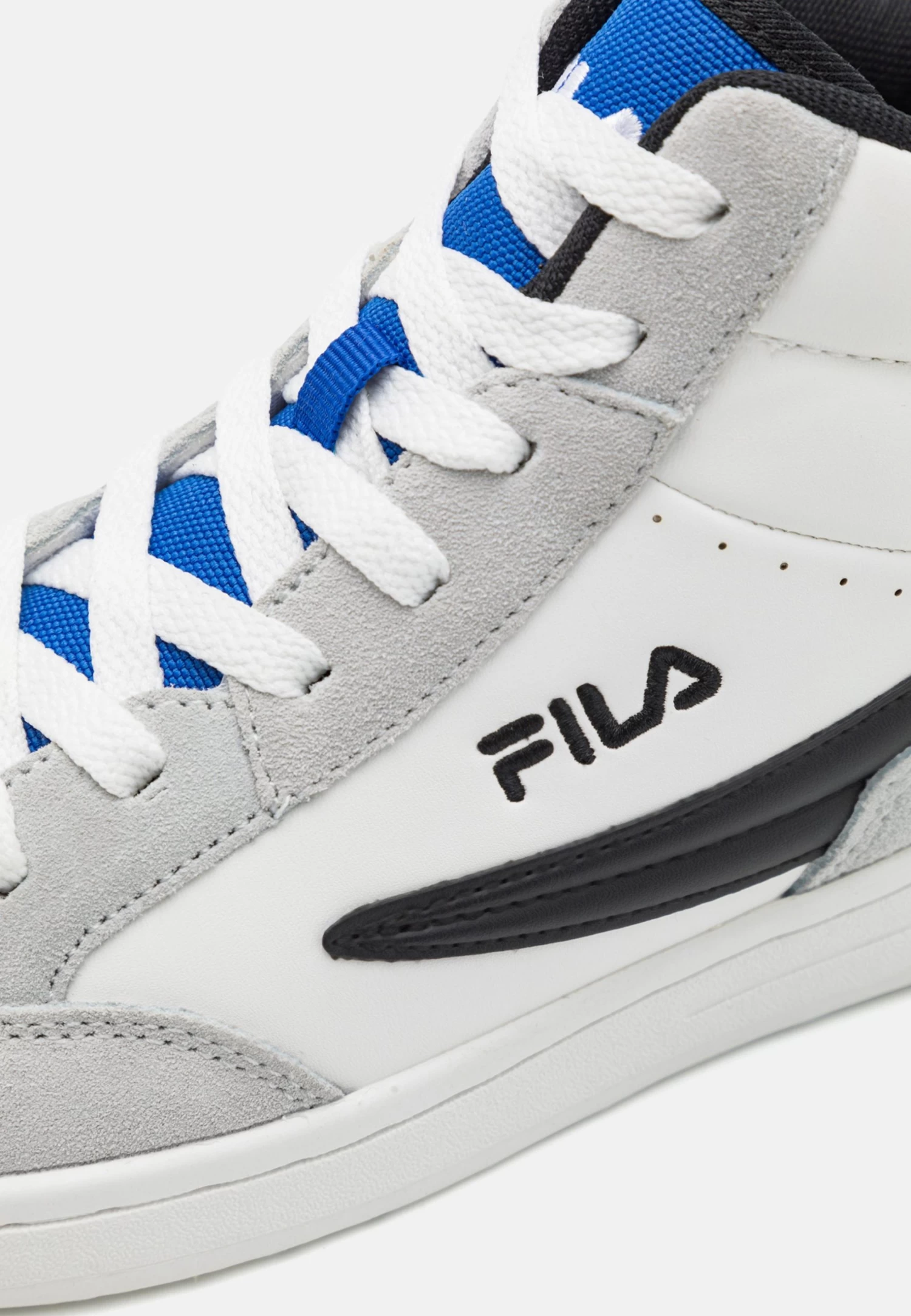Fila Crew Mid Teens Unisex - High-Top Trainers - Gray Violet/Lapis Blue - Image 6