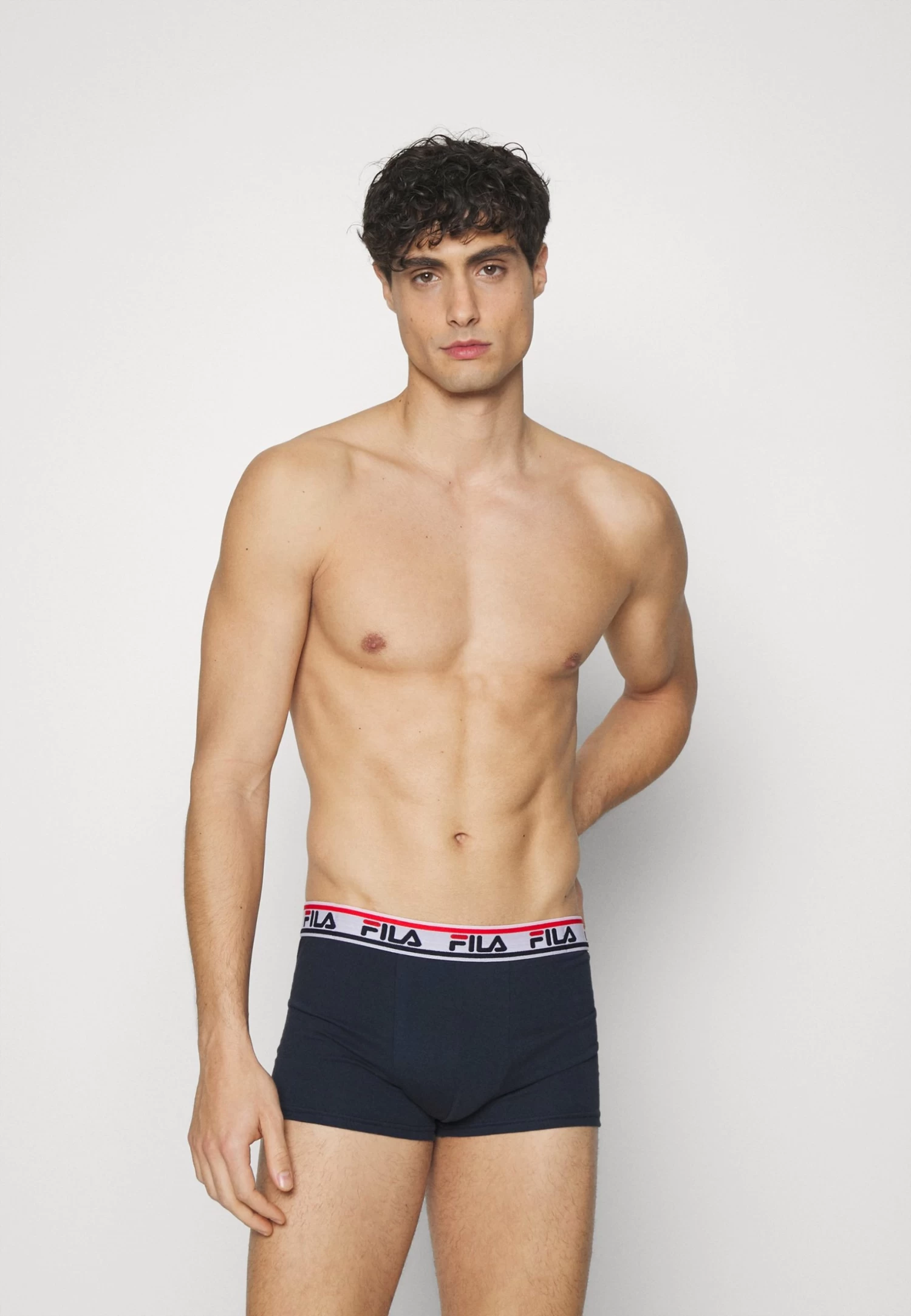 Fila Man Boxer 4 Pack - Pants - White/Navy