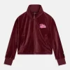 Fila Tesero Teens Track - Zip-Up Sweatshirt - Tawny Port