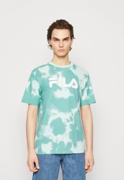 Fila Barver Tee Unisex - Print T-Shirt - Beryl Green