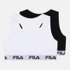 Fila Junior Girls Bra 2 Pack - Bustier - Black/White