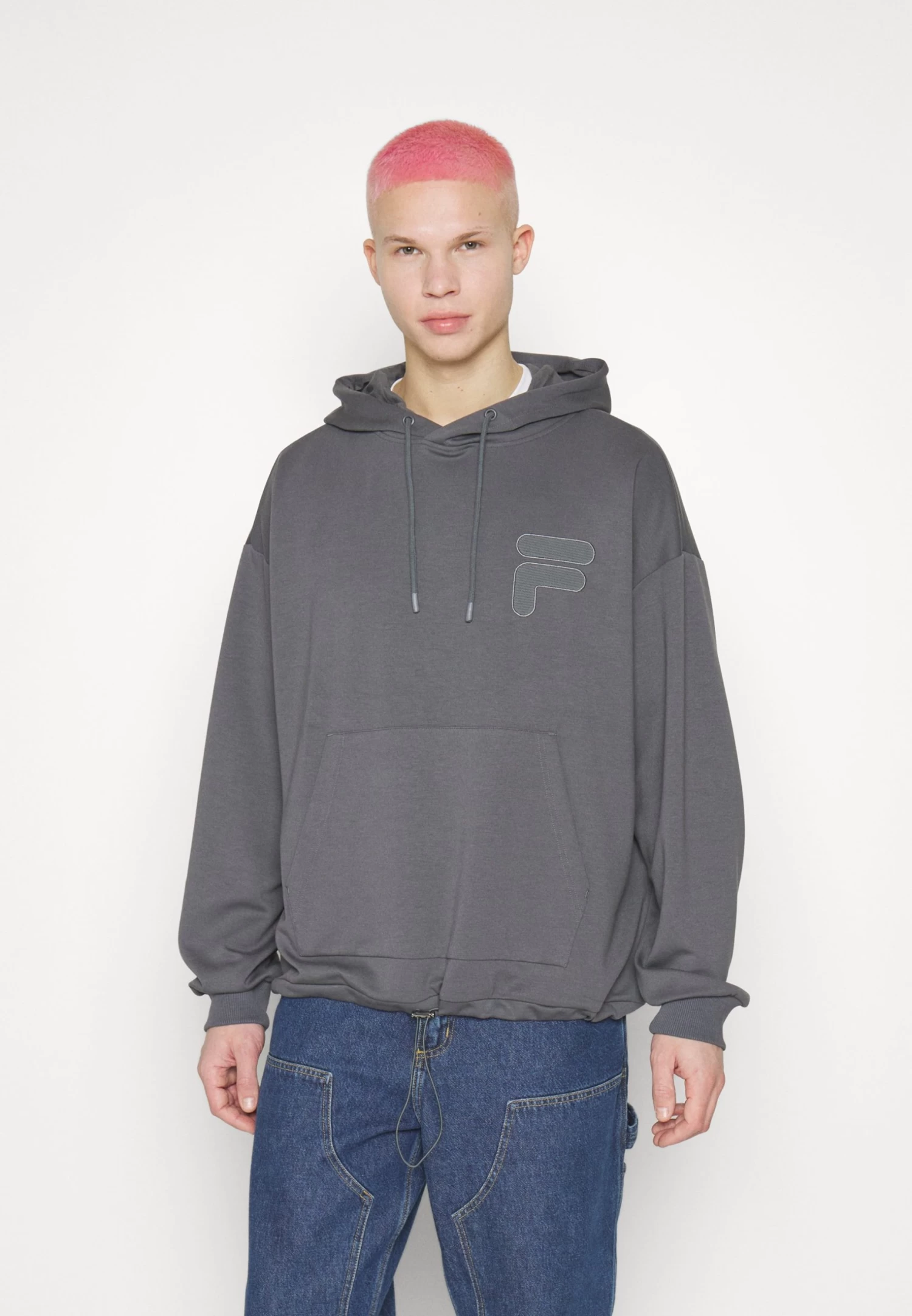 Fila Cuenca Oversized Hoody - Sweatshirt - Iron Gate - Image 4
