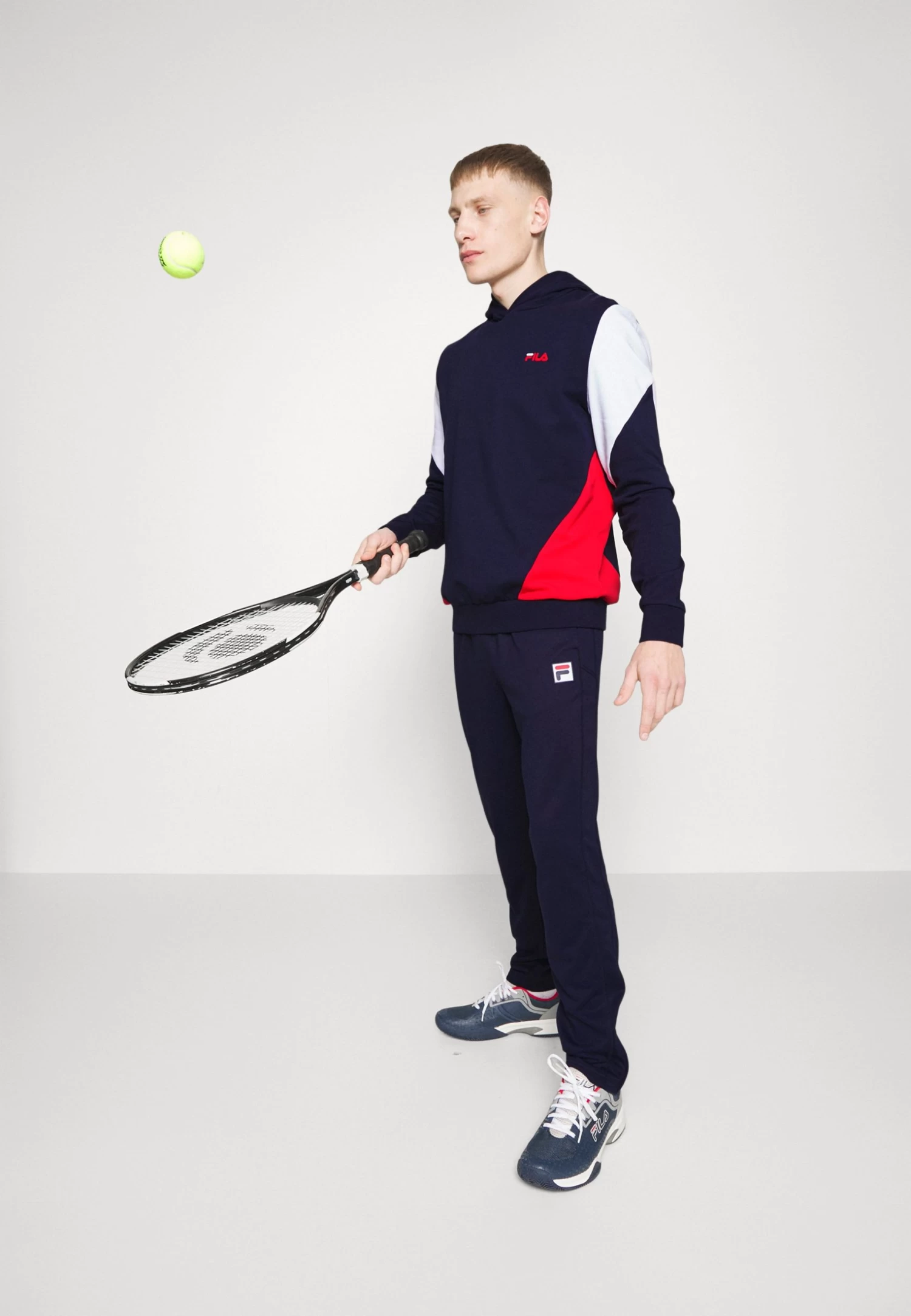 Fila Jannik - Sweatshirt - Navy/Red - Image 2