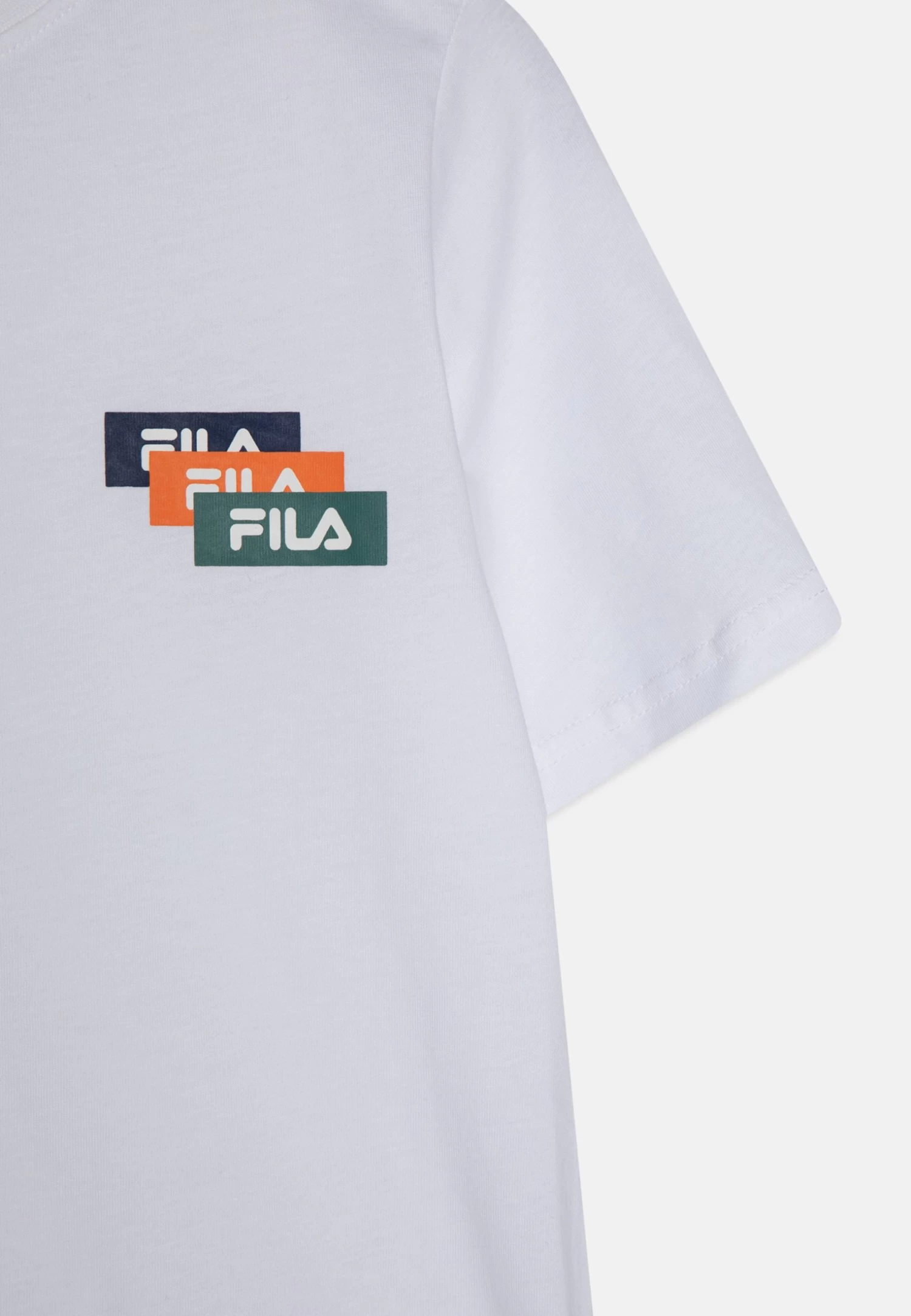Fila Biala Podlaska Graphic Tee Unisex - Print T-Shirt - Bright White - Image 3