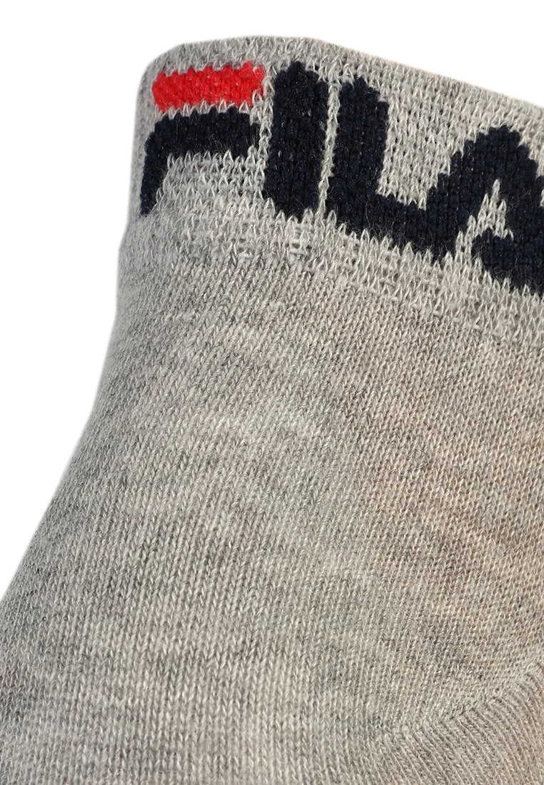 Fila Quarter Plain 6 Pack - Socks - Grey - Image 2