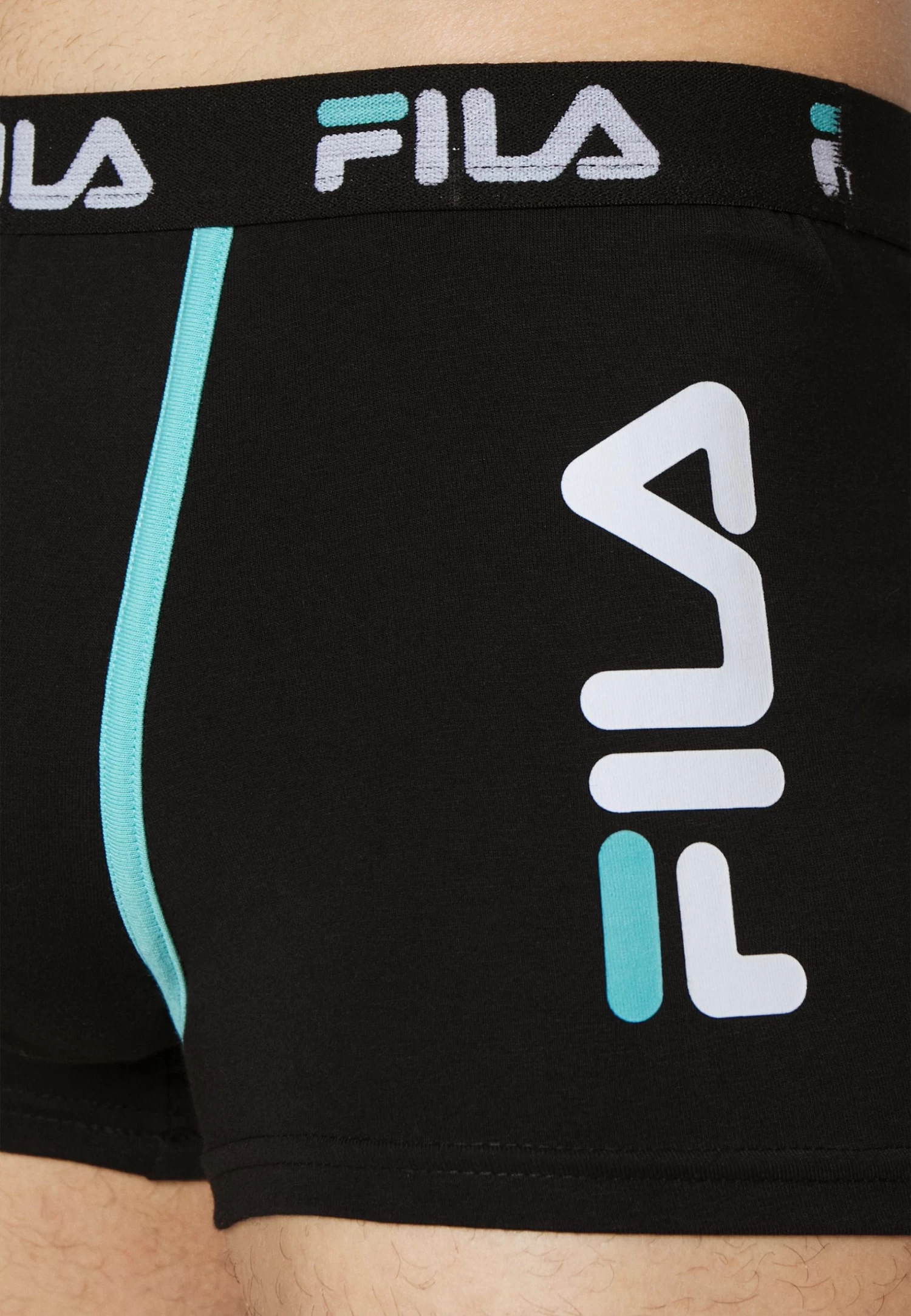 Fila Man Boxer 4 Pack - Pants - White/Navy/Blue Light/Black - Image 6