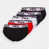 Fila Man Brief 5 Pack - Briefs - Black/White/Navy/Red