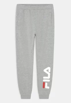 Fila Songe Logo- Tracksuit Bottoms - Light Grey Melange