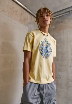 Fila Twistetal Graphic Tee - Print T-Shirt - Pale Banana