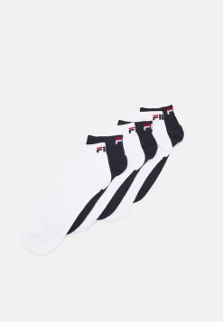 Fila Quarter Plain 6 Pack - Socks - Navy/White