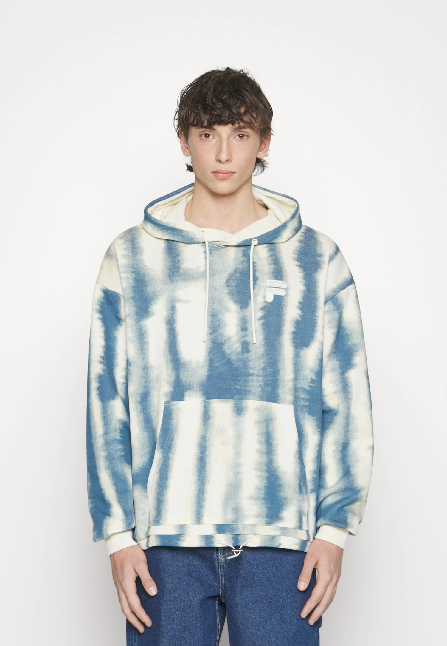 Fila Cajiz Oversized Hoody - Sweatshirt - Antique White/Water - Image 3