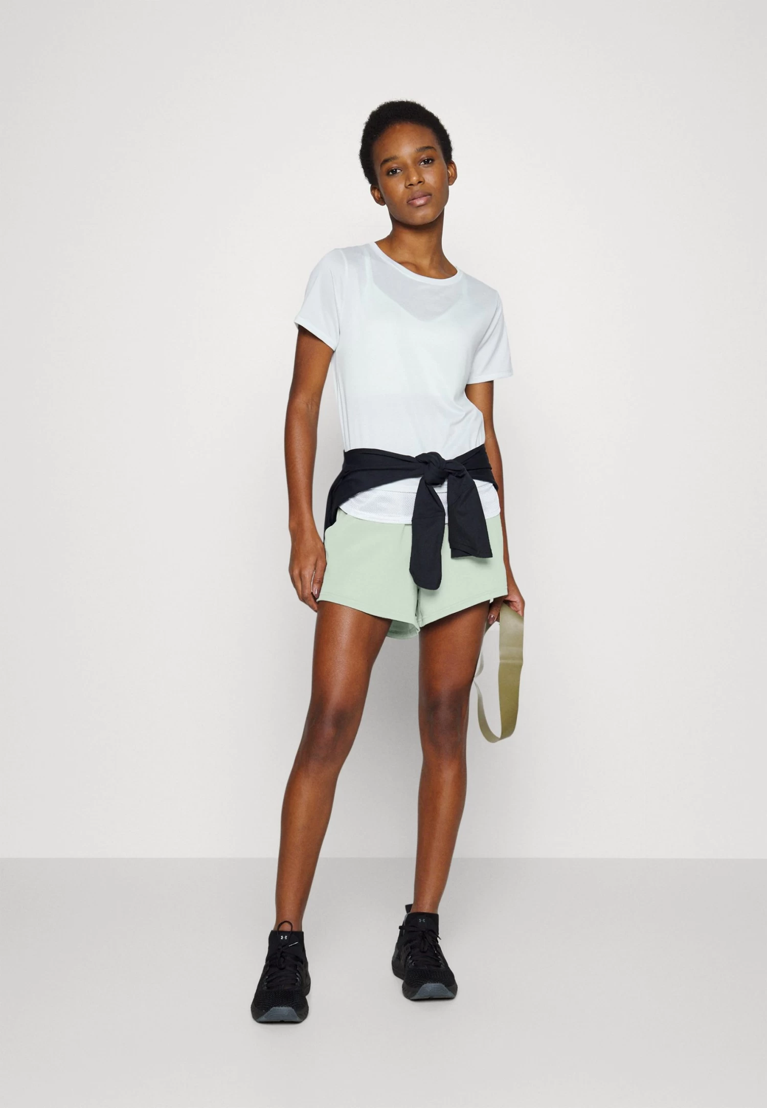 Fila Calais High Waist Shorts - Sports Shorts - Iceberg Green - Image 2