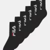 Fila Junior 6 Pack Unisex - Socks - Black