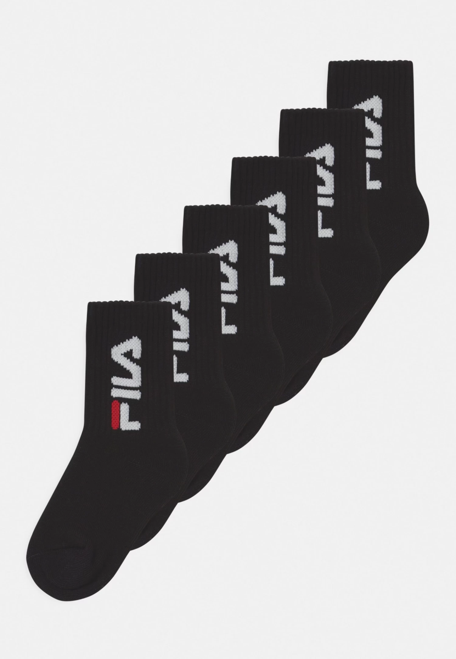 Fila Junior 6 Pack Unisex - Socks - Black