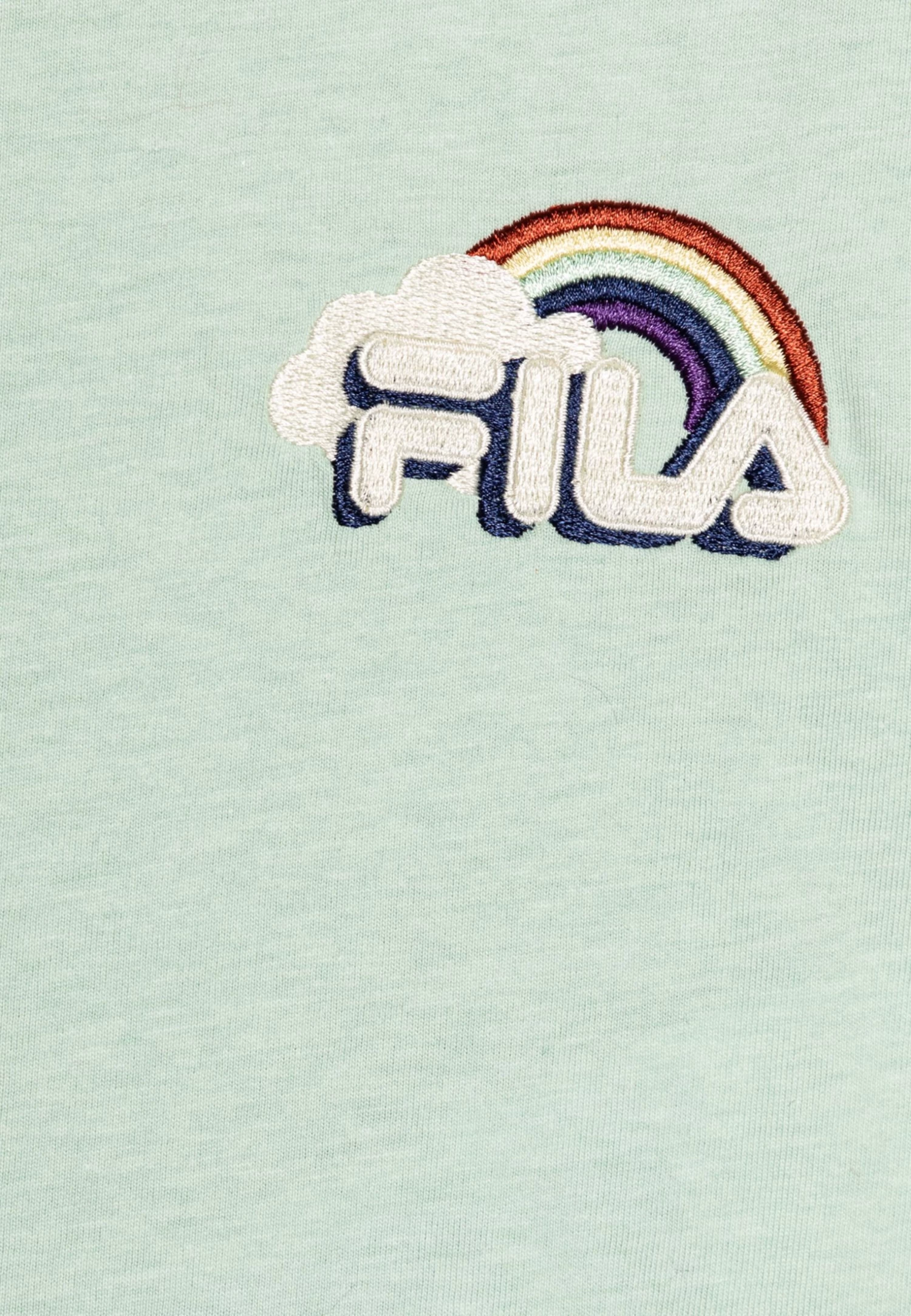 Fila Cosa Oversized Tee Unisex - Print T-Shirt - Silt Green Melange - Image 3