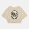 Fila Tamm Cropped Tee - Print T-Shirt - Antique White