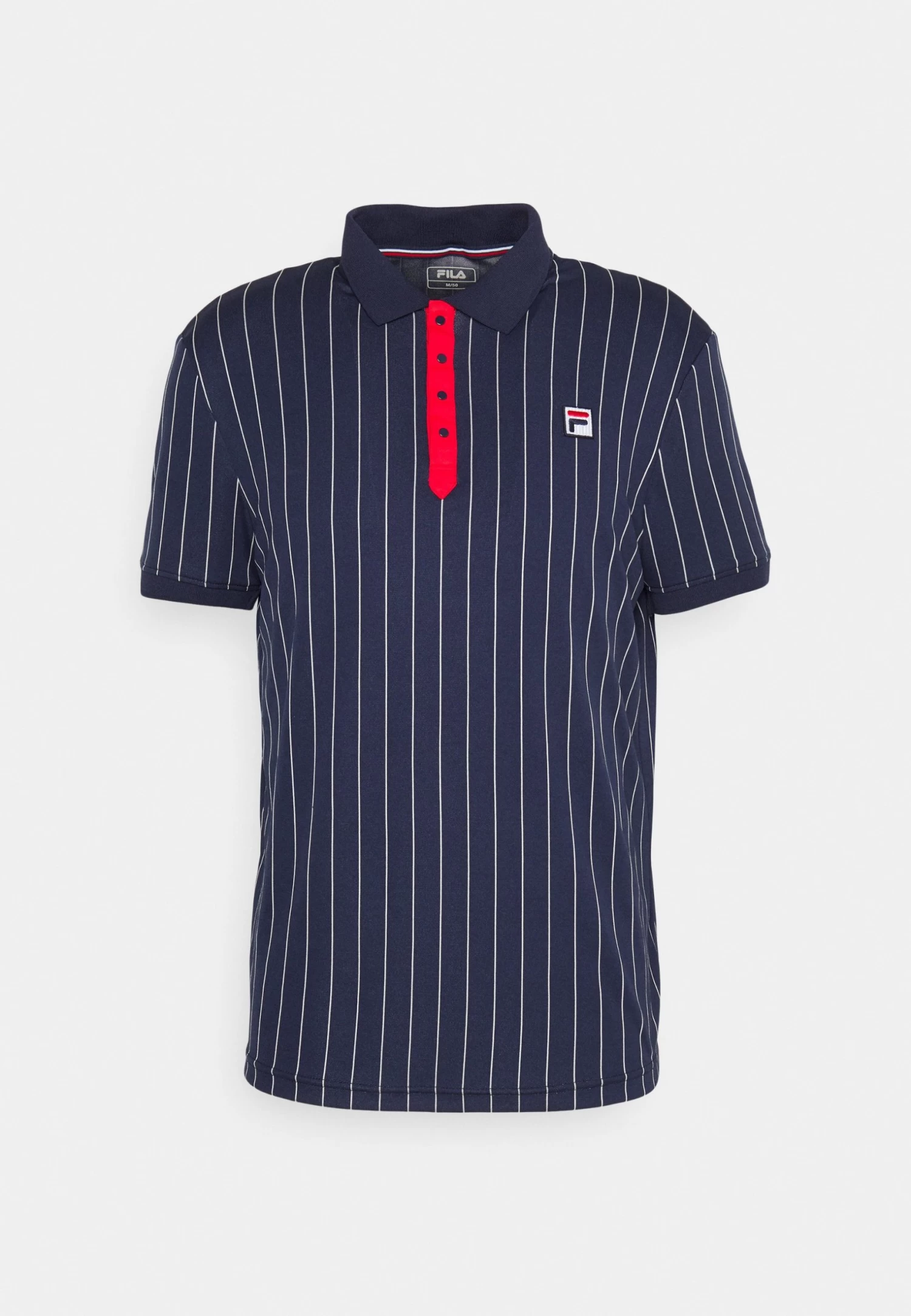 Fila Stripes - Polo Shirt - Navy/White - Image 5