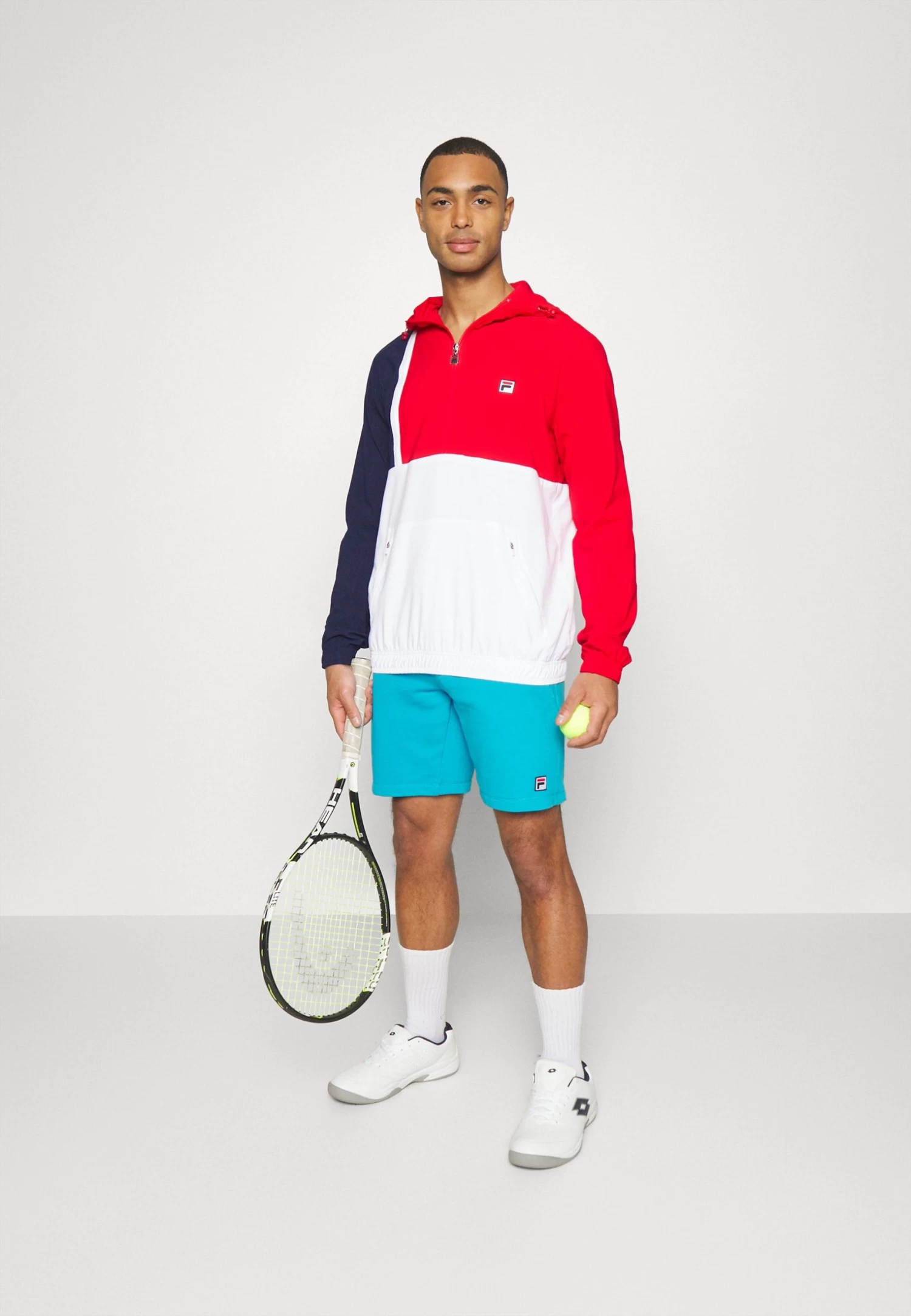 Fila Windbreaker Hanno - Training Jacket - White/Red - Image 2