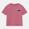 Fila Cosa Oversized Tee Unisex - Print T-Shirt - Purple Orchid Melange