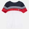 Fila Malte Boys - Print T-Shirt - White/Red