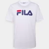 Fila Bellano Tee Unisex - Print T-Shirt - Bright White