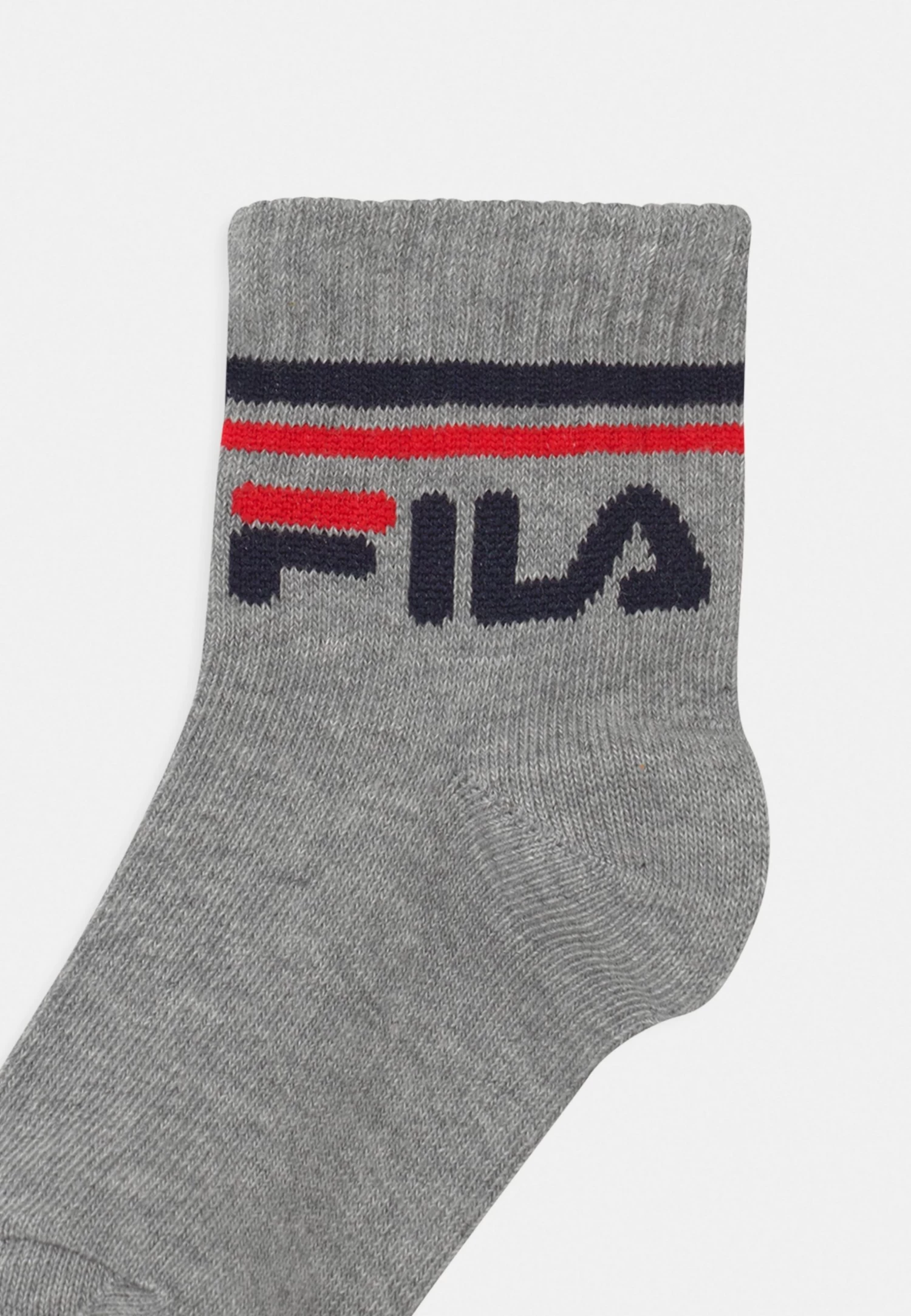 Fila Junior Quarter Unisex 6 Pack - Socks - Black/White/Grey - Image 3