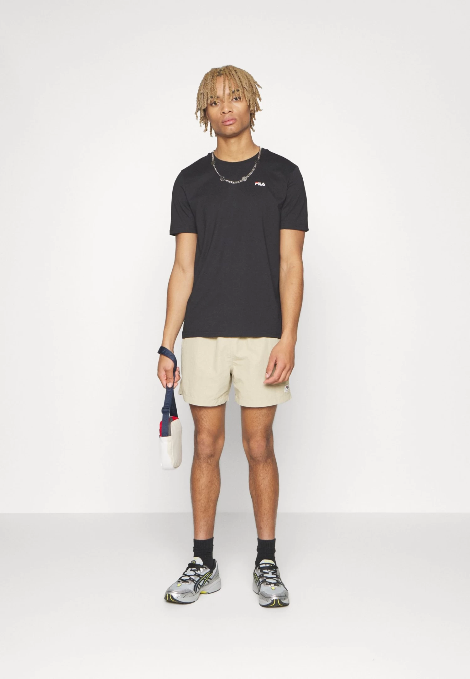 Fila Brod Tee 2 Pack - Basic T-Shirt - Black/Bright White - Image 2