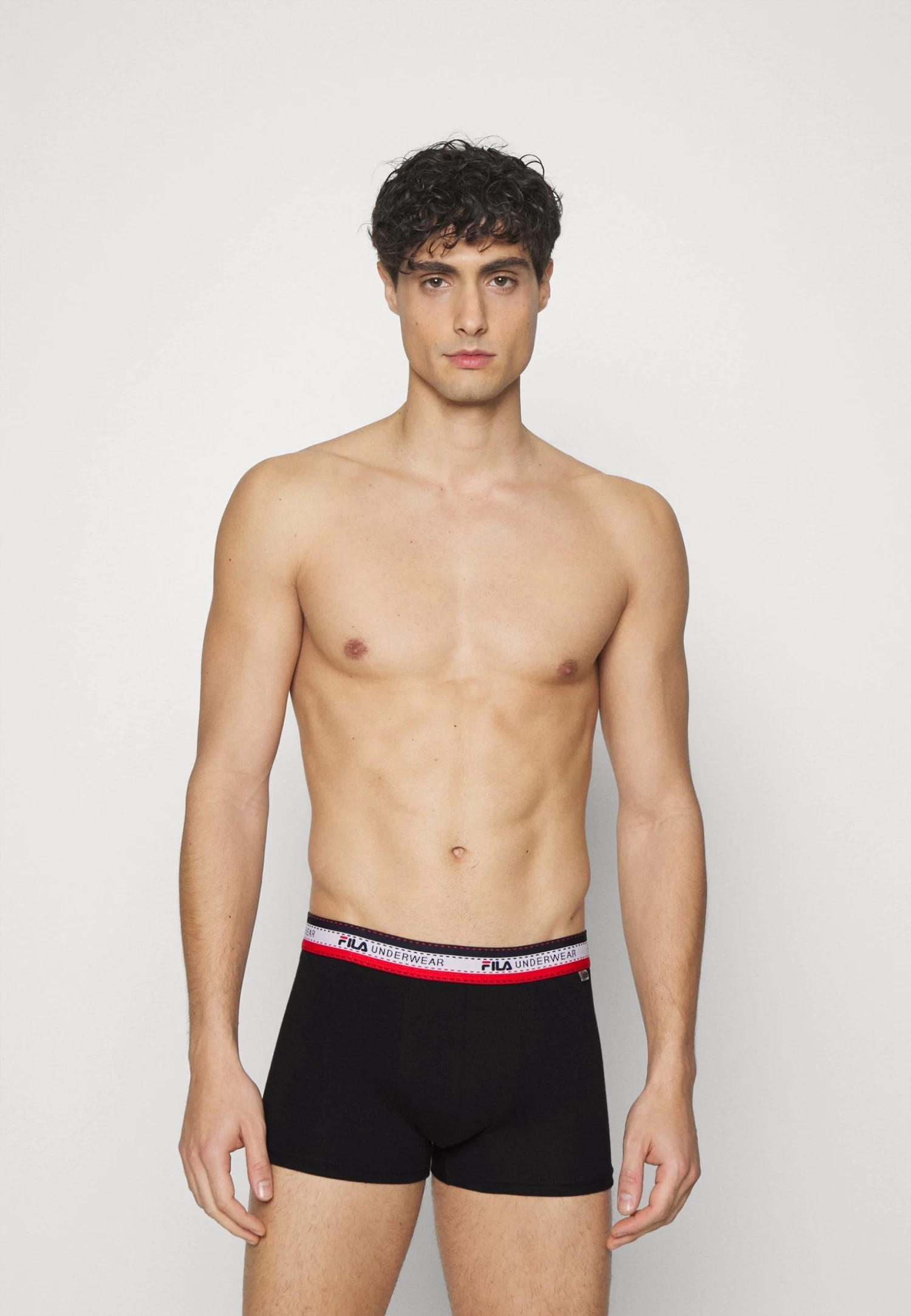 Fila Man Boxer 4 Pack - Pants - Black/Navy/White/Jeans Melange - Image 4