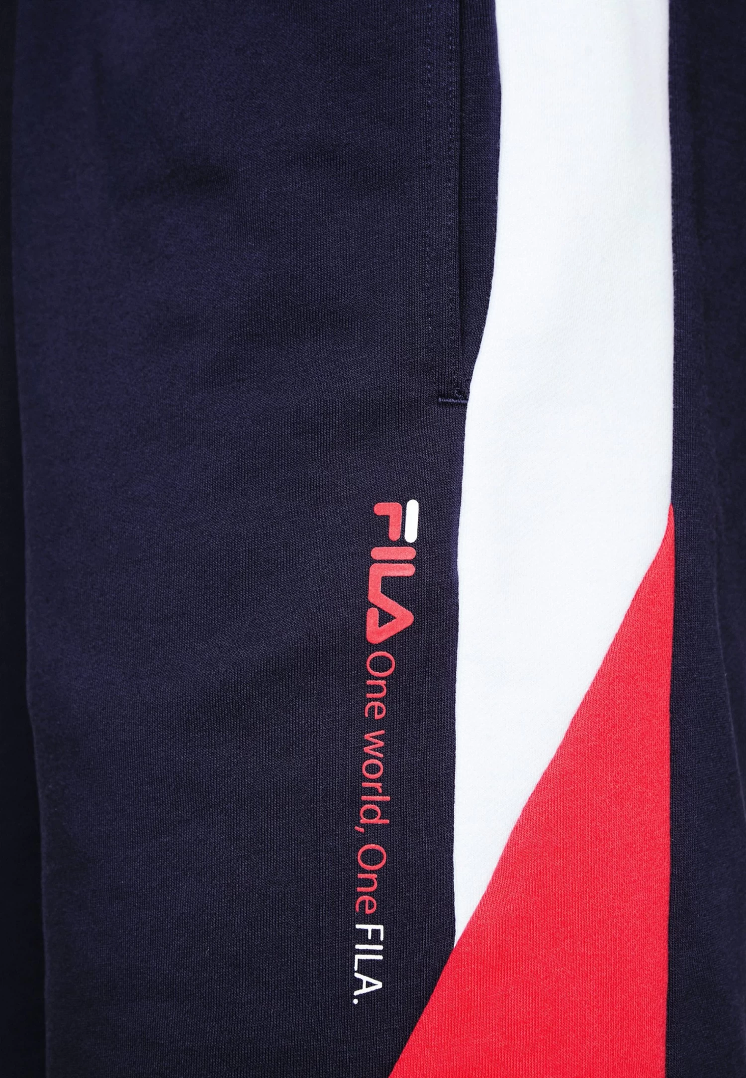Fila Melvin - Sports Shorts - Navy/Red - Image 6