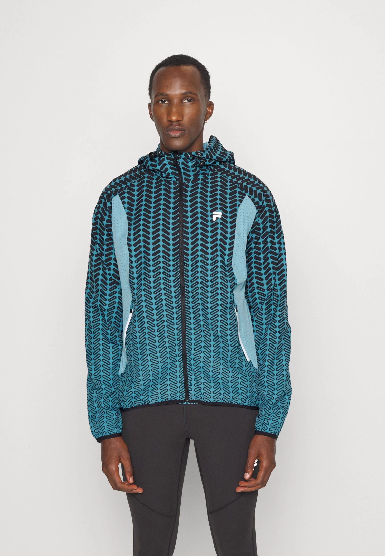 Fila Raga Hooded Running Jacket - Running Jacket - Adriatic Blue