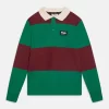 Fila Thierstein Unisex - Polo Shirt - Verdant Green/Tawny Port