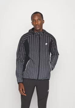 Fila Raga Hooded Running Jacket - Running Jacket - Night Owl