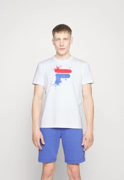 Fila Nevio - Print T-Shirt - White/Red