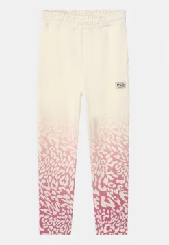 Fila Bruehl High Waist Pants - Tracksuit Bottoms - Off White/Pink