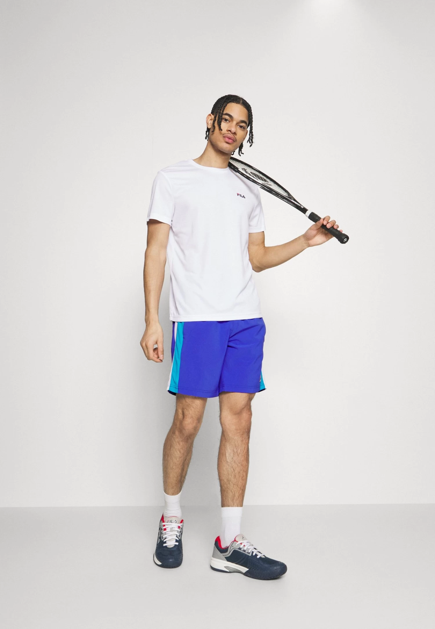 Fila Nicolo - Sports Shorts - Dazzling Blue - Image 2