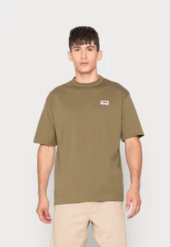 Fila Taipas Oversized Tee - Print T-Shirt - Burnt Olive