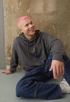 Fila Cuenca Oversized Hoody - Sweatshirt - Iron Gate