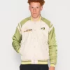 Fila X Vr46 College Jacket Unisex - Bomber Jacket - Safari/Calliste Gre