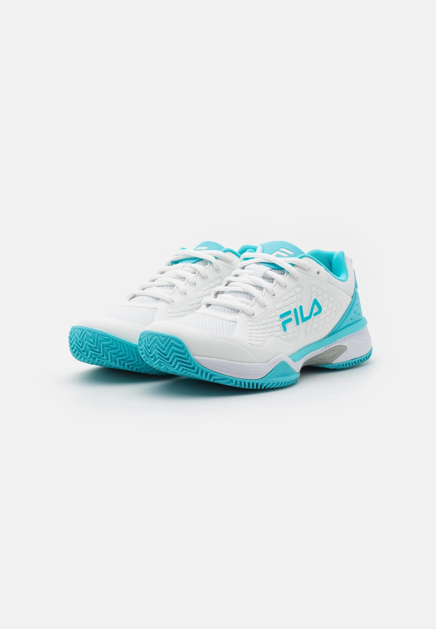Fila Sabbia Lite 2 - Clay Court Tennis Shoes - White/Blue Radiance - Image 2
