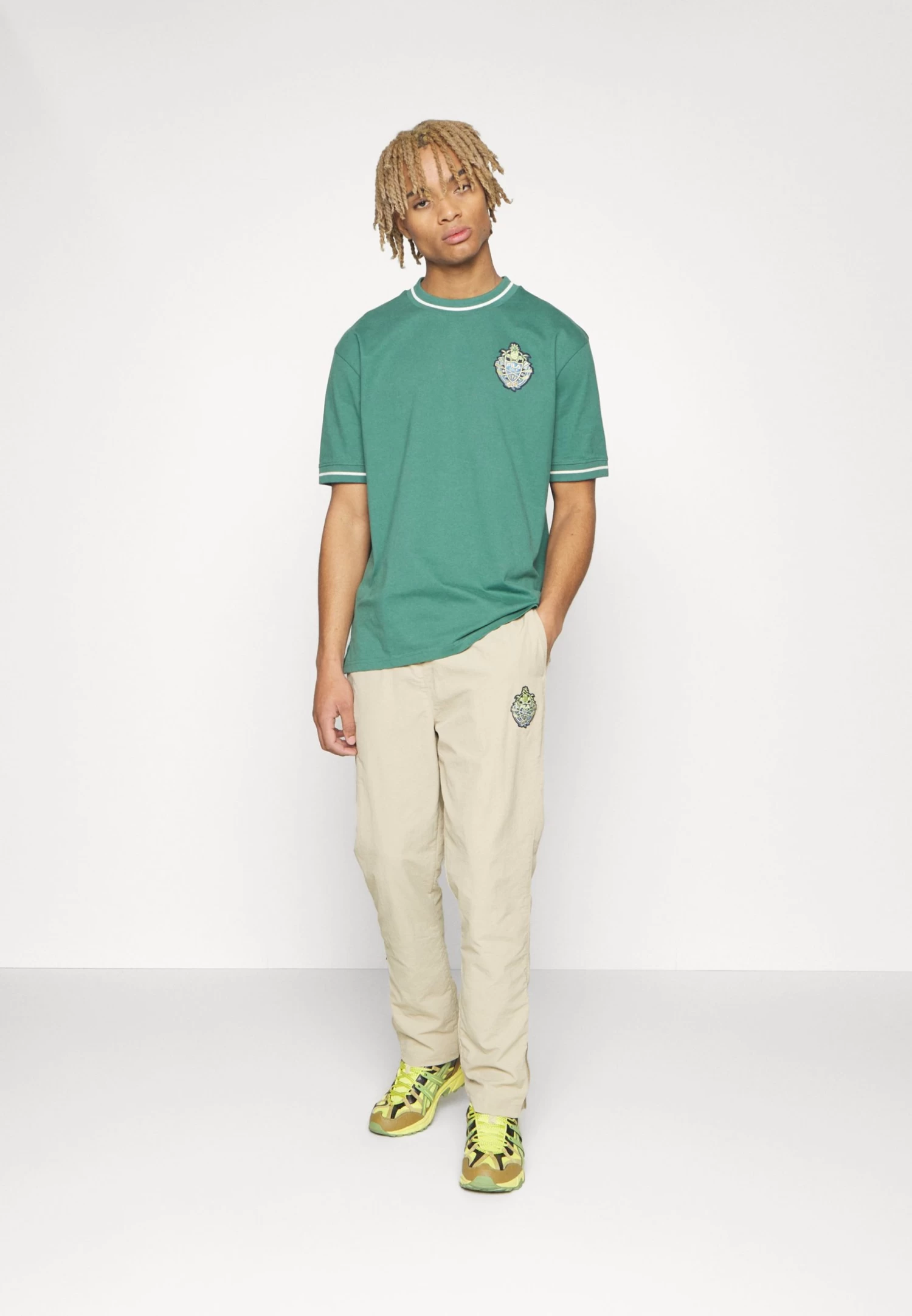 Fila Tettnang Tapered Pants - Tracksuit Bottoms - Fields Of Rye - Image 5