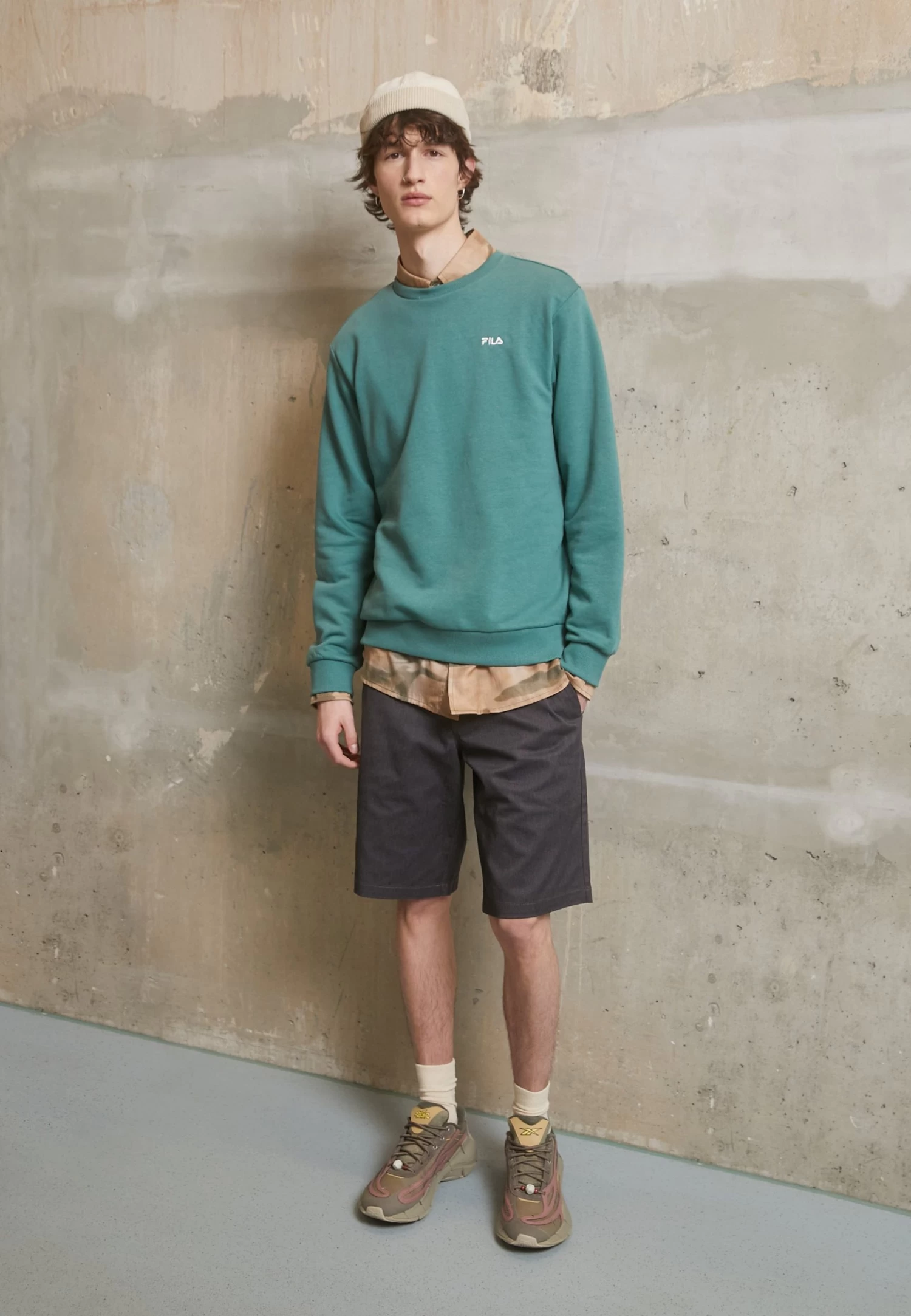 Fila Brustem Crew - Sweatshirt - Blue Spruce - Image 2