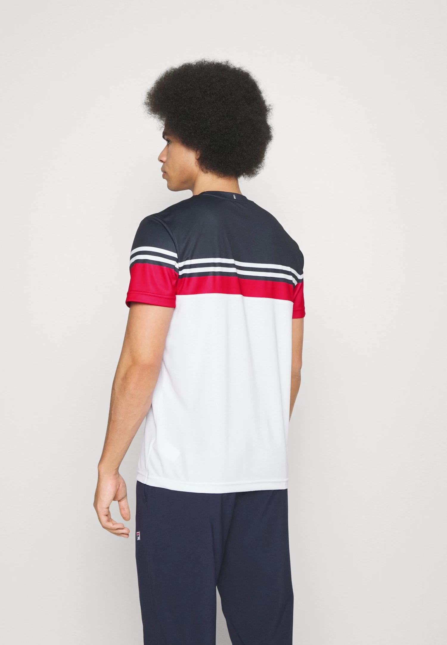 Fila Malte - Sports T-Shirt - White/Red - Image 3