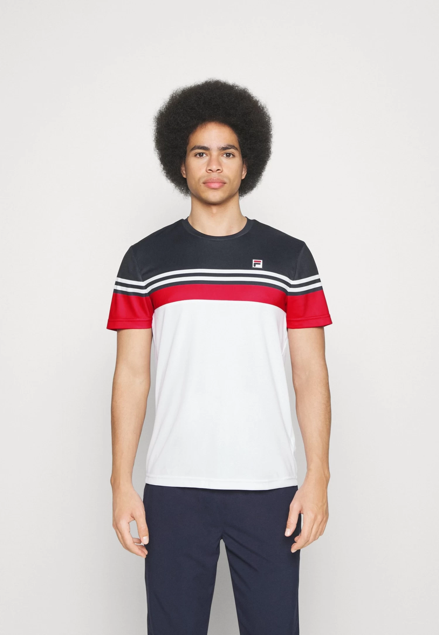 Fila Malte - Sports T-Shirt - White/Red