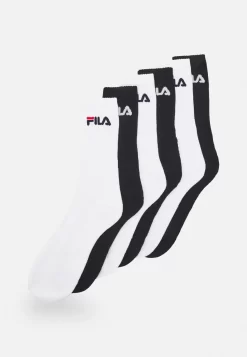 Fila Crew Tennis 6 Pack - Socks - Black/White