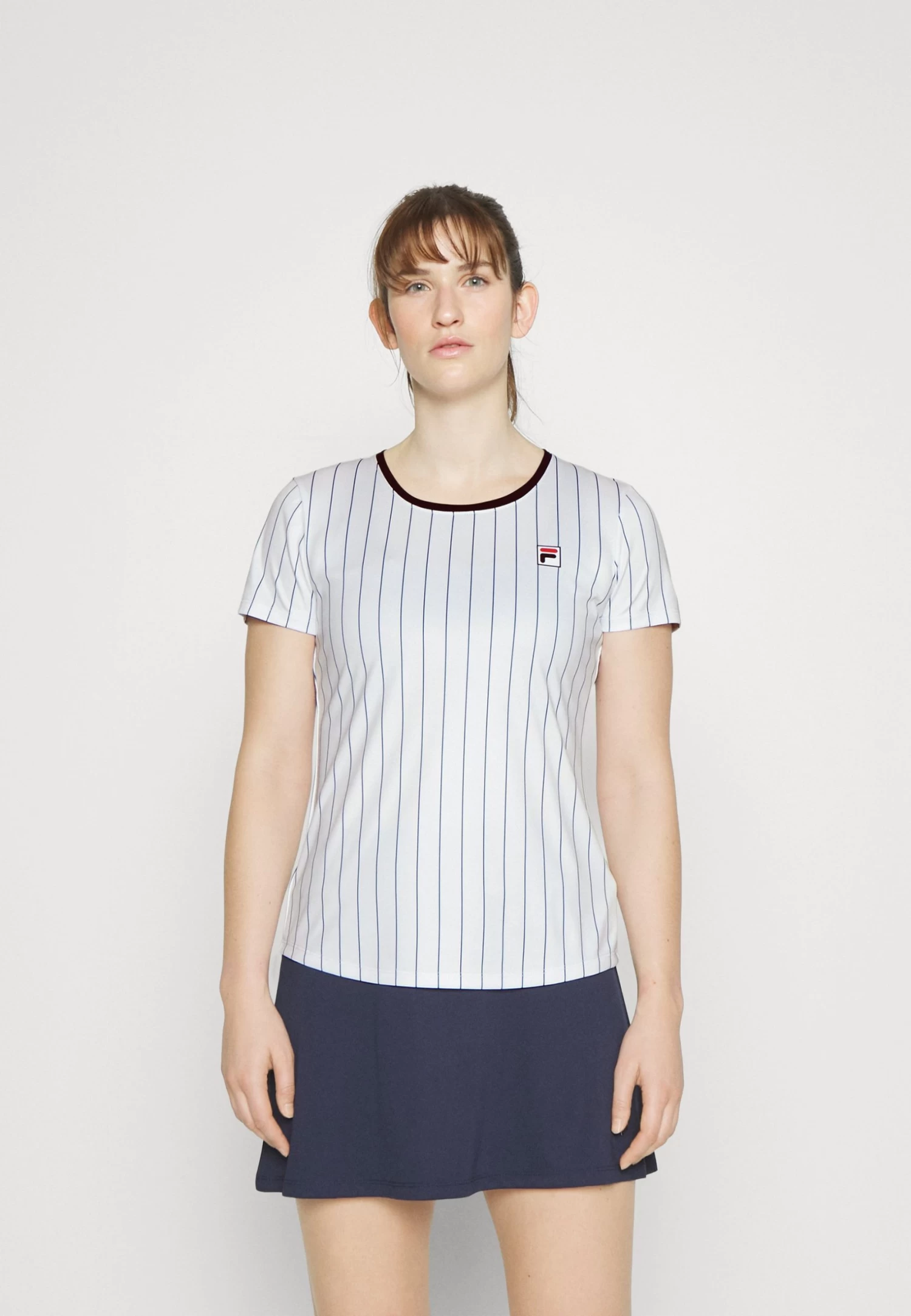 Fila Leonie - Sports T-Shirt - White / Navy