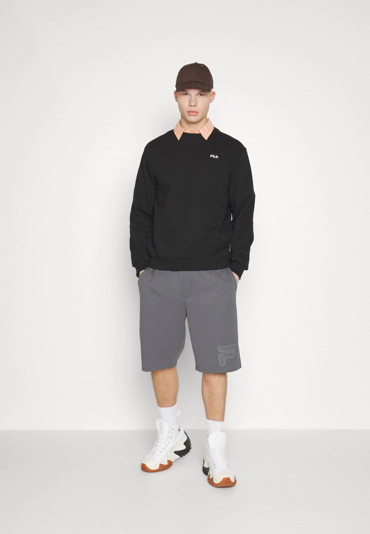 Fila Brustem Crew - Sweatshirt - Black - Image 5