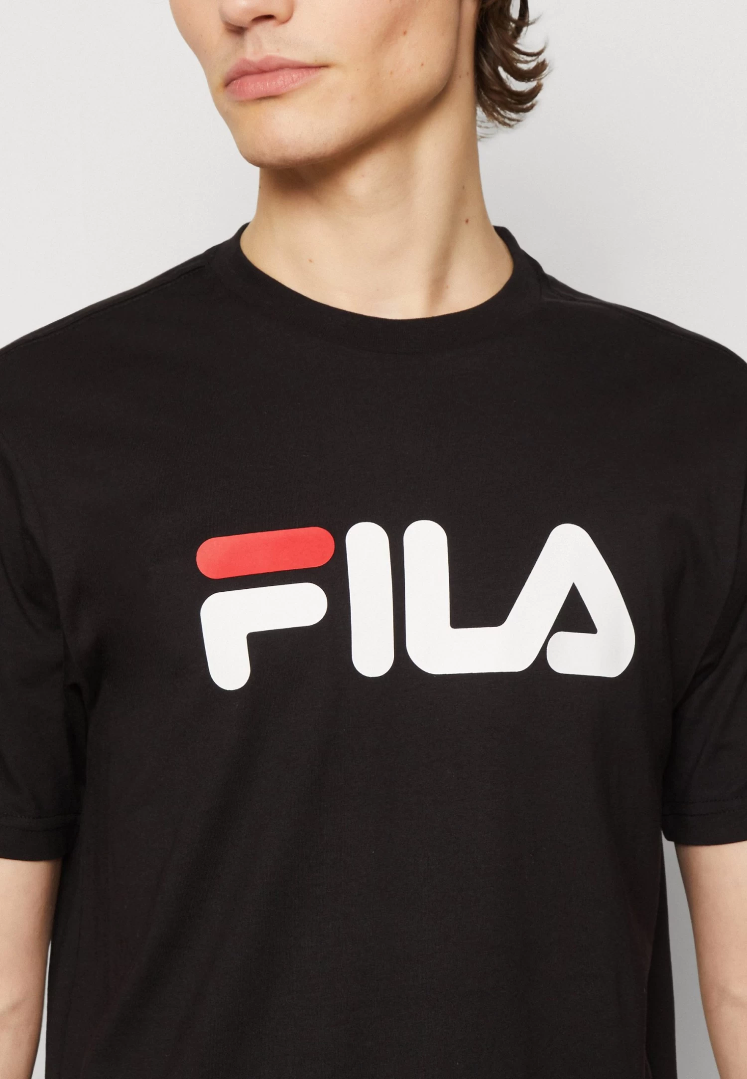 Fila Bellano Tee Unisex - Print T-Shirt - Black - Image 6